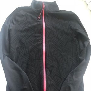 Printed Zip Up Workout Jacket